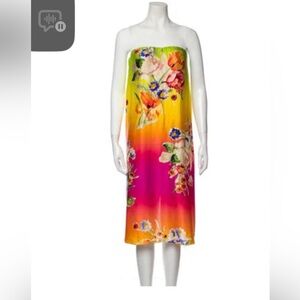 Ralph Lauren Purple Label Multicolor Floral Dress